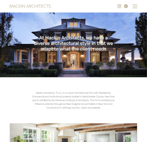 Mackin建筑师、现代网站设计